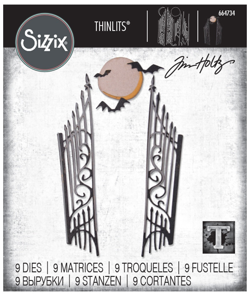 Sizzix Thinlits Dies By Tim Holtz 9/Pkg - Gate Keeper