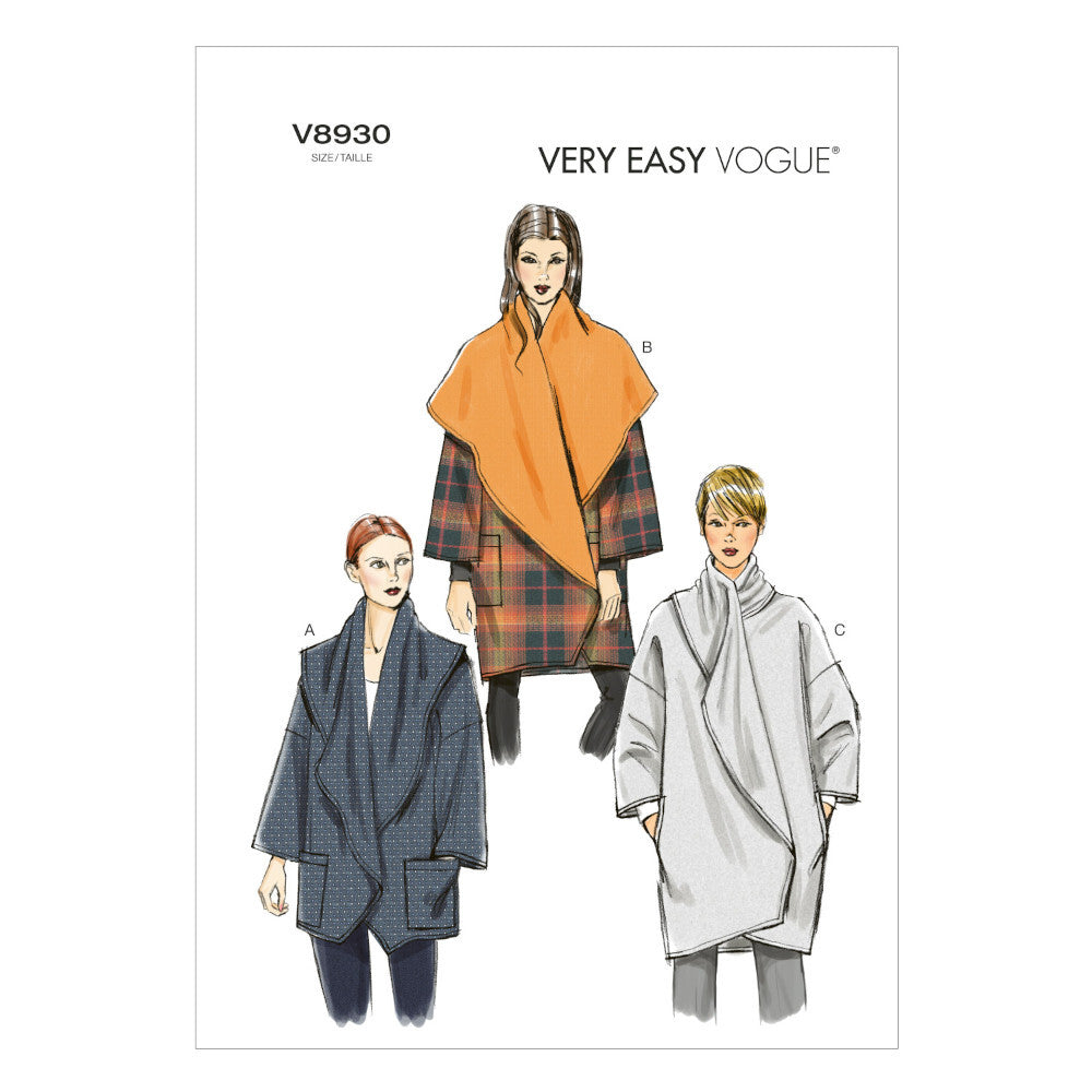 Vogue Misses' Jacket V8930 - Sewing Pattern