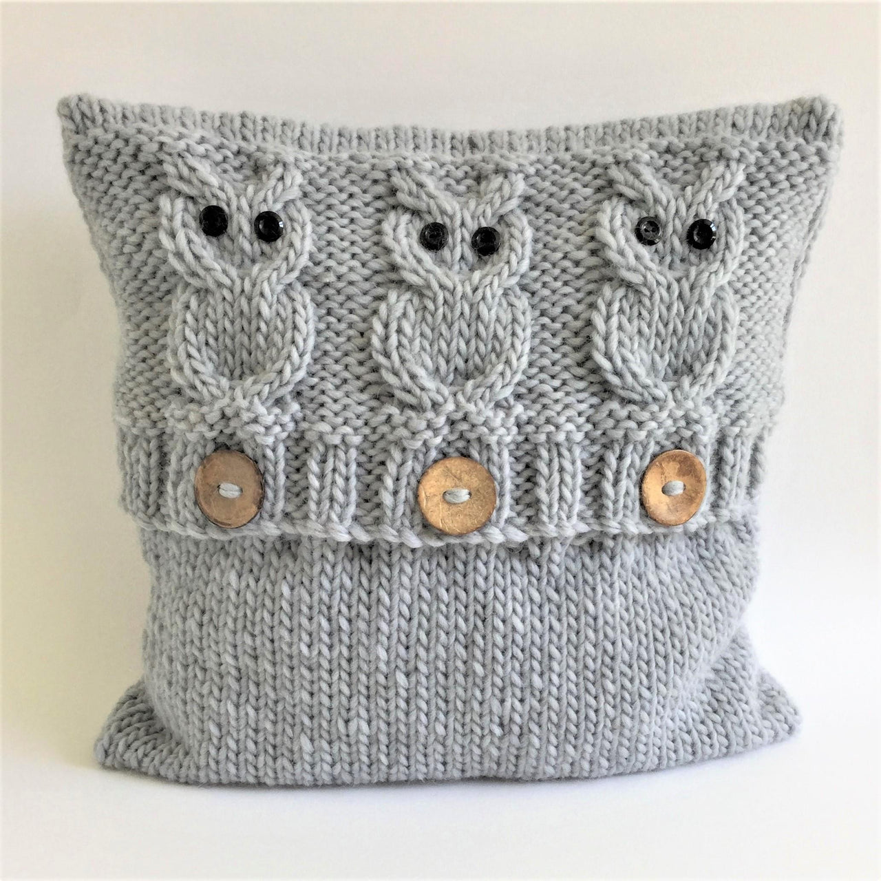 "3 Wise Owls" Cushion Cover