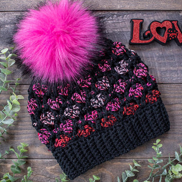 Snow Heart Beanie