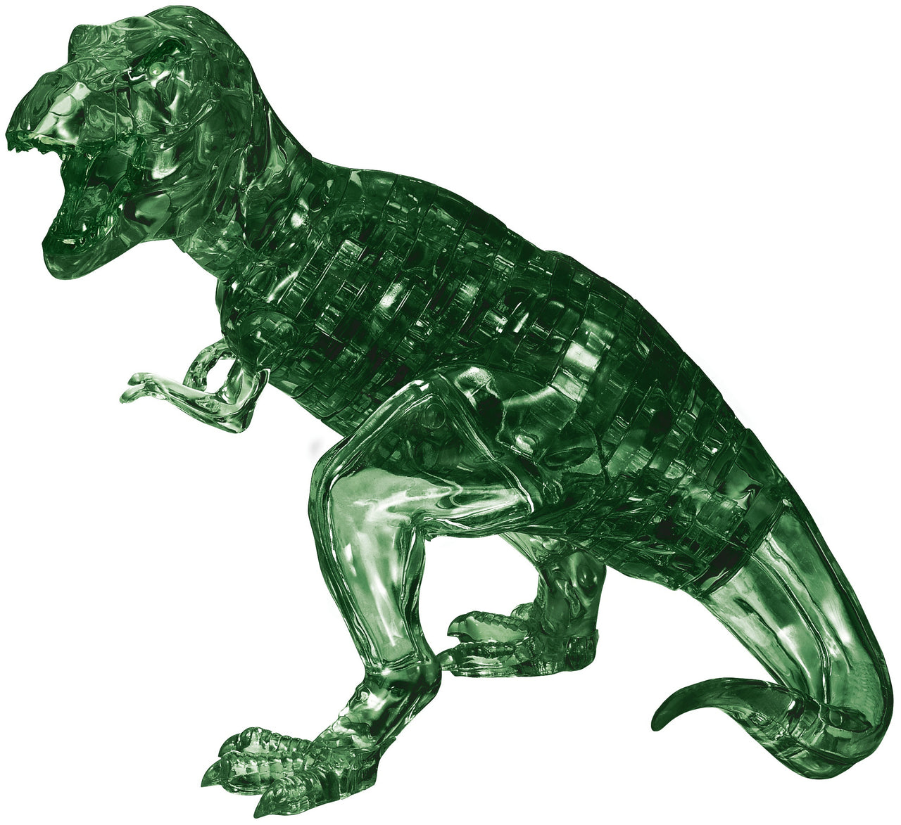 University Games 3-D Licensed Crystal Puzzle - Green T-Rex