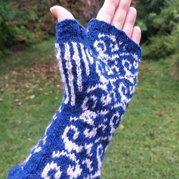 Magic Morning Fingerless Mitts