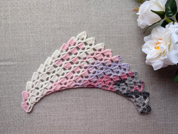 Half-Circle Curved Crochet Baktus #83