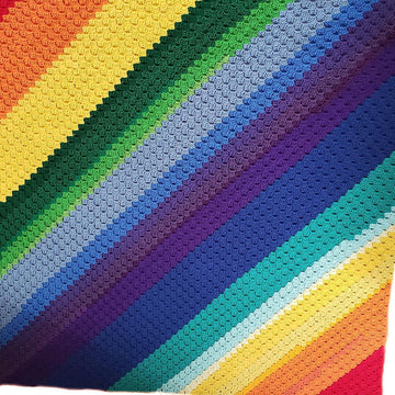 Rainbow C2C Blanket