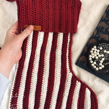 Swirly Christmas Stocking