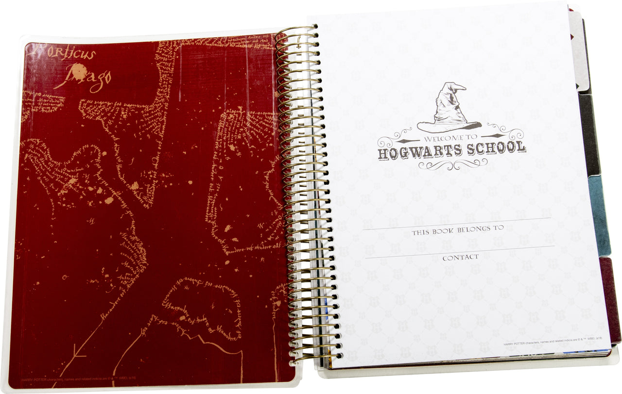Paper House Life Organized 12-Month Undated Planner - Harry Potter Marauder's Map