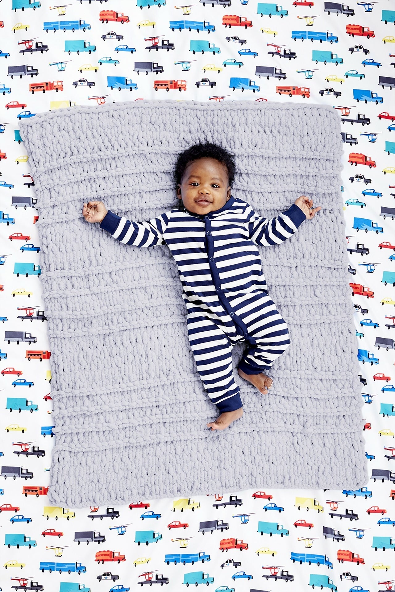 Waverly Baby Blanket in Lion Brand Off The Hook - L80298b - Downloadable PDF