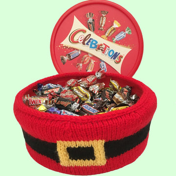 Christmas chocolate tub covers 2