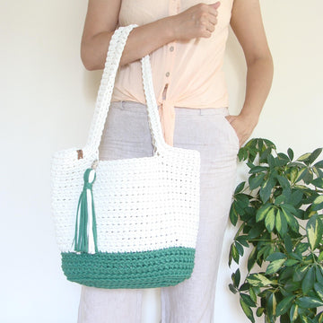 Crochet Medium Tote Bag