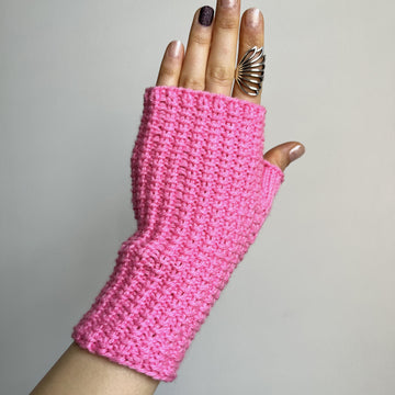 Two-Faced Fingerless Gloves