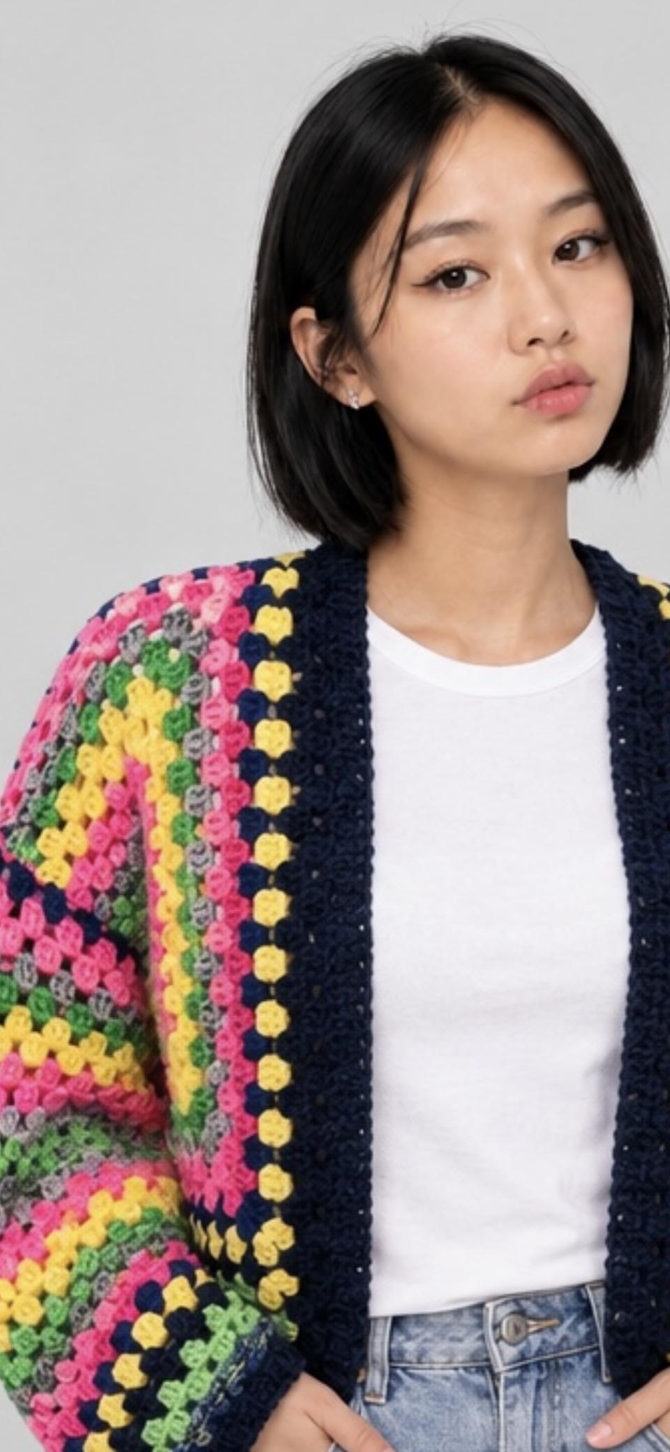 Hexi Crochet Cardi