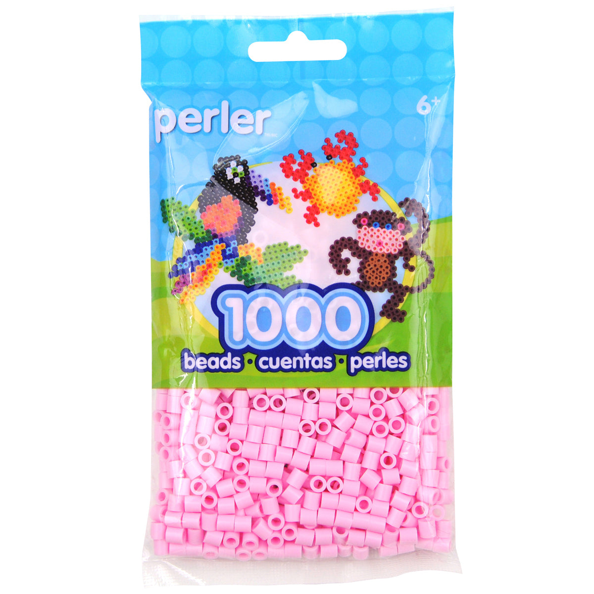 Perler Beads 1,000/Pkg - Light Pink