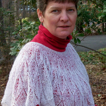 Leaves in Winter shawl