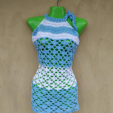 Crochet Halter Neck Summer top