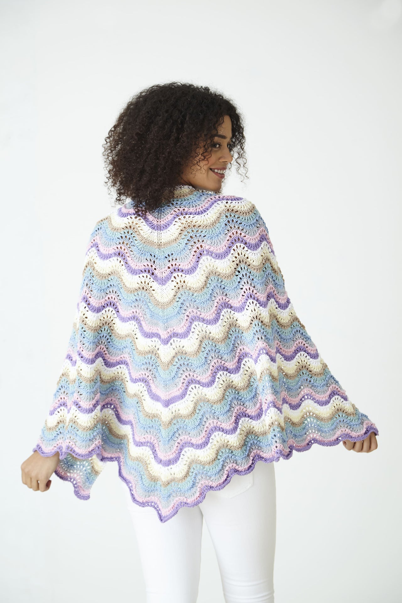 Wrap & Shawl in King Cole Cottonsmooth DK - 5843pdf - Downloadable PDF
