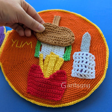 Fun foods quiet book pattern