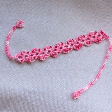 Kid bracelet "Pinky pearls"