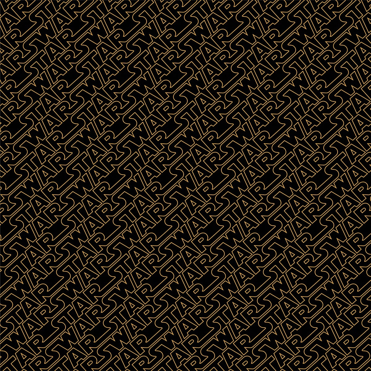 Cricut Patterned Premium Vinyl Sampler 12"X12" 6/Pkg - Star Wars You're My Only Hope -Removable