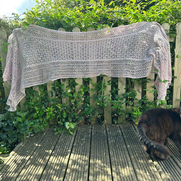 Snow Arrow Lace Scarf