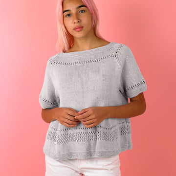 Sweetie Swing Top - Free Knitting Pattern in Paintbox Yarns Cotton DK