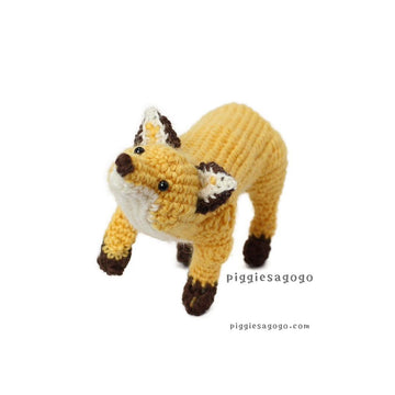 Walking Fox amigurumi きつねのあみぐるみ