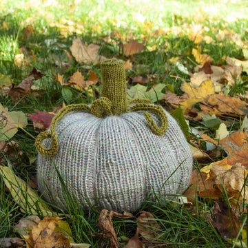 Three Halloween pumpkins