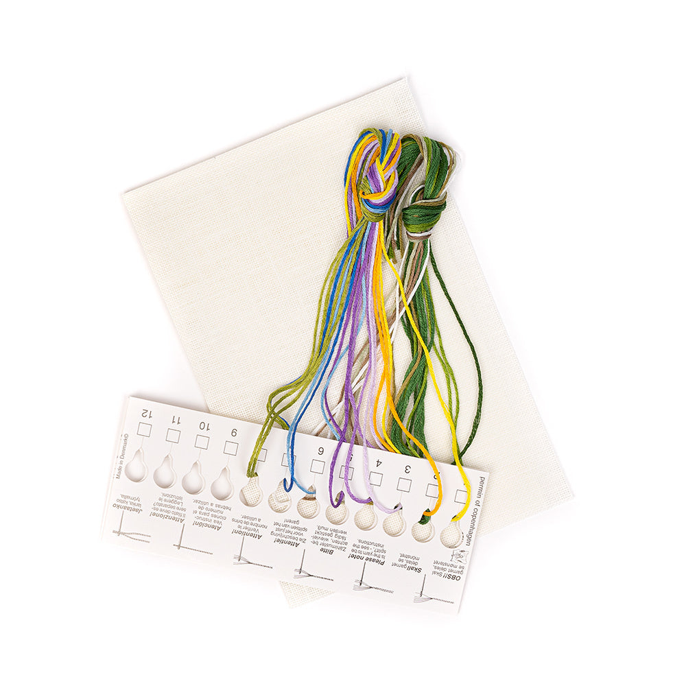 Permin Mini-garden spring Cross Stitch Kit - 12x12