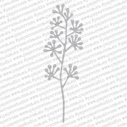 Paper Rose Dies - Blossom Branch