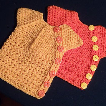 Cardigan with Side Fastening Buttons