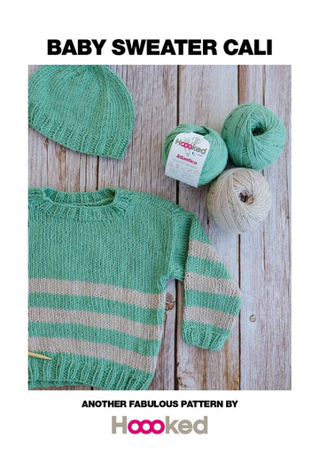 Baby Sweater Cali in Hoooked Atlantica - Downloadable PDF