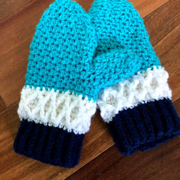 Diamond Trio Mittens