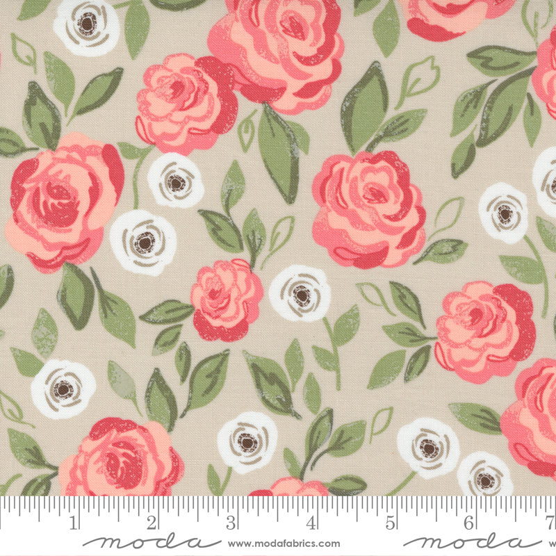 Moda Fabrics Love Note  - Beige - 5150-17
