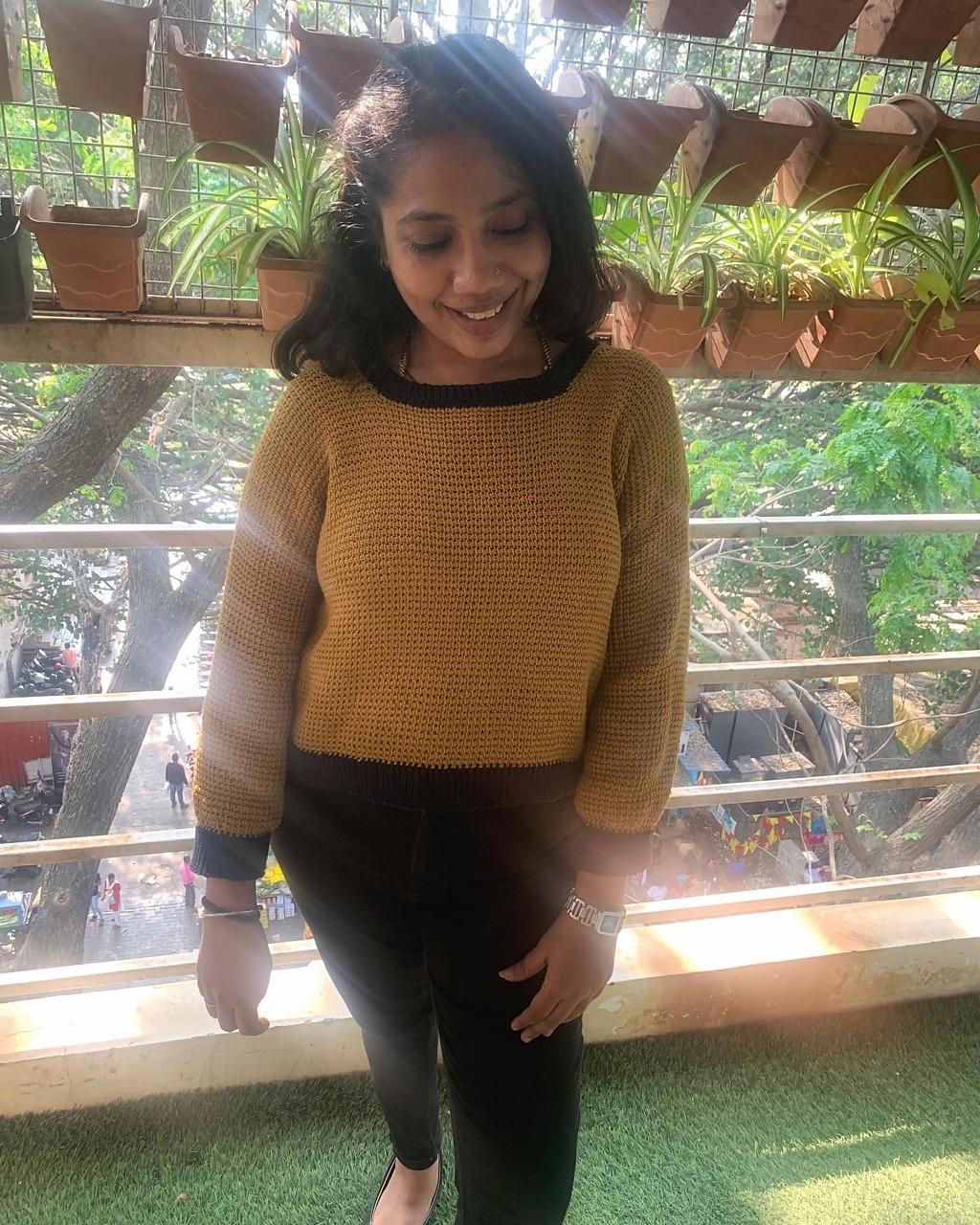 Wanderung Pullover: Tunisian Crochet