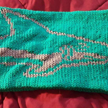 SHARK! Double Knit Cowl