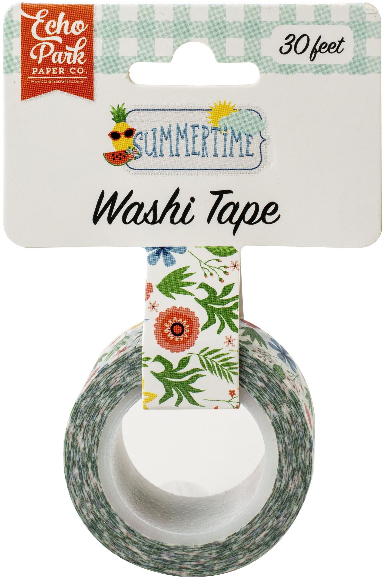 Echo Park Paper Echo Park Summertime Washi Tape 30' - Summer Flowers