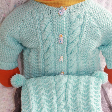 Ripples and Waves Baby Sweater