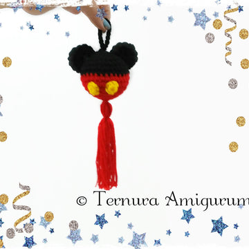 Mickey pendant crochet pattern
