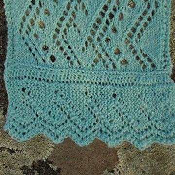 Rivers of Ice Lace Scarf
