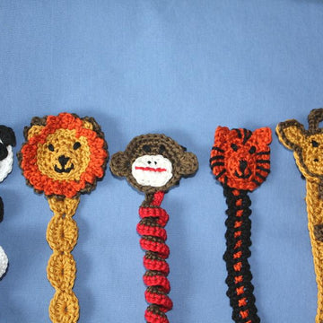 Zoo Animals Soother Pacifier Clip Patterns