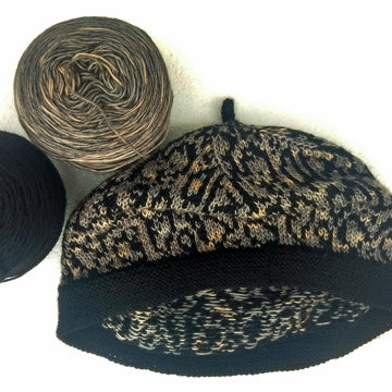Animal Print Beret #117