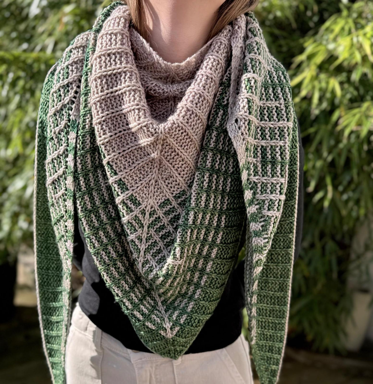 Emerald Echo Shawl