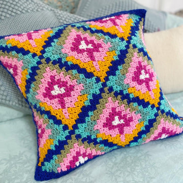 Bargello C2C Cushion