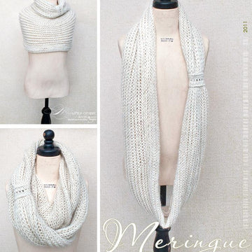 Meringue Hand Knitted Cowl