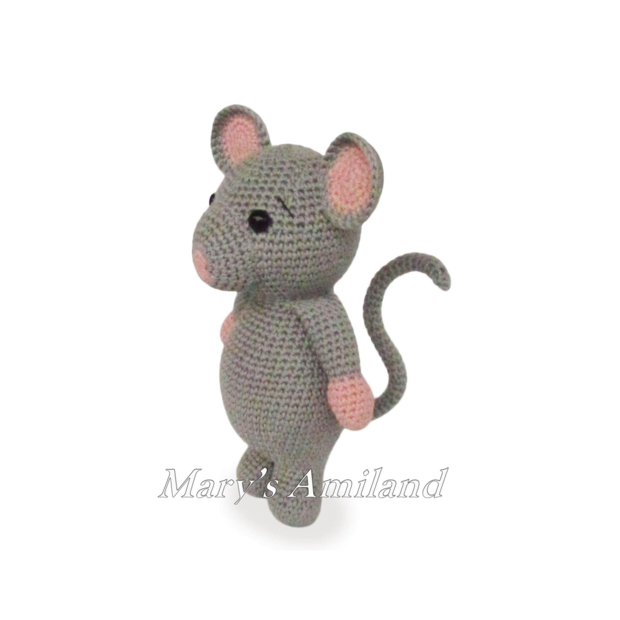 Julius Mouse the Ami - Amigurumi Crochet Pattern