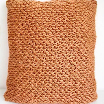 Harvest Moon Knit Pillow Cover