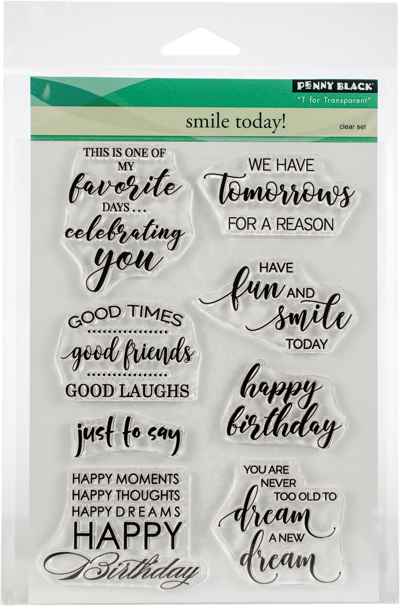 Penny Black Clear Stamps - Smile Today