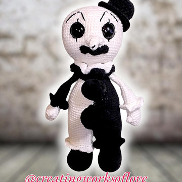 Black And White Horror Clown