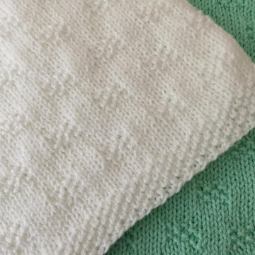 Moss Checks Baby Blanket