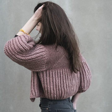 Pink sheep cardigan