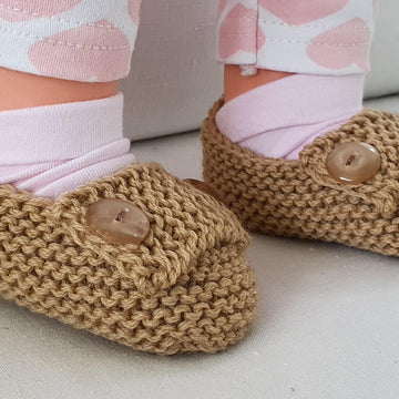 Nadia - Baby shoes with buttoned strap